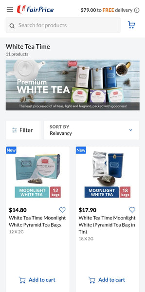 whiteteatime.com.sg Singapore NTUC online premium whole leaf white tea pyramid tea bag offers health benefits of theanine that calms nerves EPSF antioxidants improved immunity against coronaviruses, cancer anti-inflammatory symptoms share with loved ones